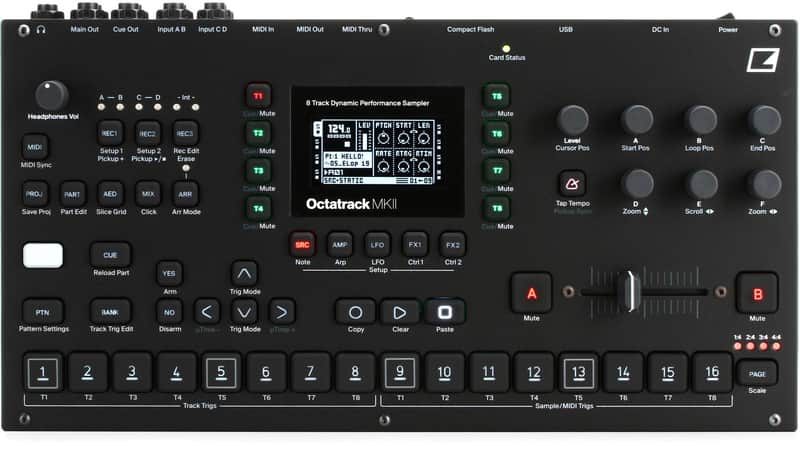 Elektron Octatrack MKII 8-track Performance Sampler image 1