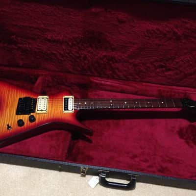 Hamer Scarab USA Cherry Sunburst Flame and Hamer USA Case image 1