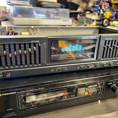 SANSUI SE-800 10 Band Stereo Graphic Equalizer spectrum analyzer Vintage tested image 10