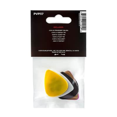 Jim Dunlop Bass Picks / Plectrums Variety Pack (Pack of 6)