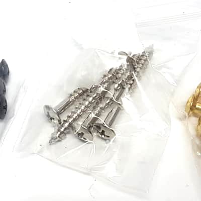 Brio Neck Plate, Neck Screws, Gasket and Wax Chrome image 5