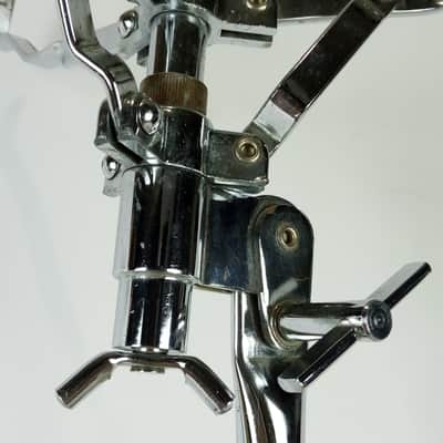 *Yamaha Snare Drum Stand Adjustable Side-Basket Single-Braced Tripod Chrome 80s* image 4