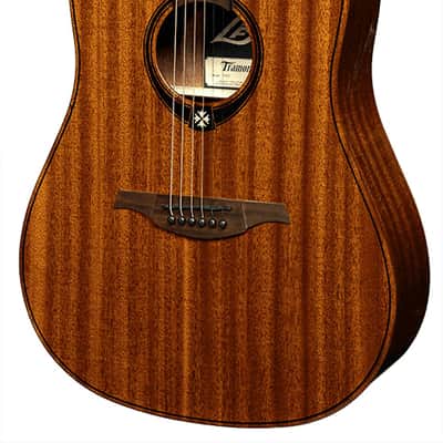 Lag Tramontane T98D Dreadnought Acoustic Guitar with Solid Khaya Top image 2