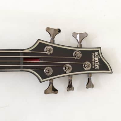Schecter Hellraiser Extreme-5 Electric Bass Crimson Red Burst Satin B-Stock 1027 image 4