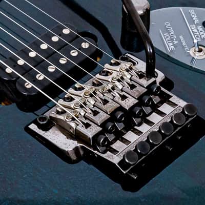 2000 Ibanez Prestige RG2020X Transparent Light Blue w/ DiMarzio + Piezo image 8