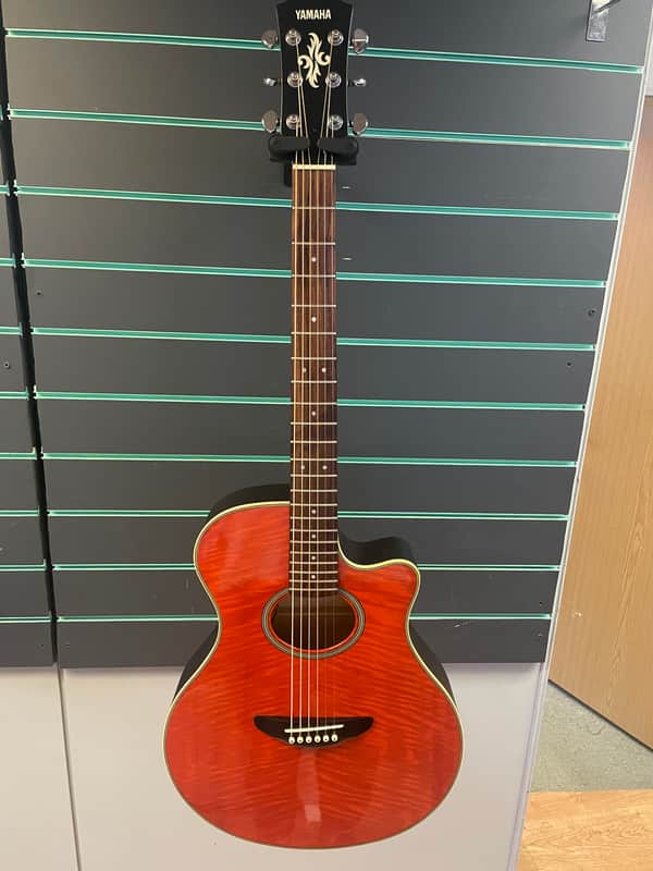 Yamaha APX-SPLI 1992 Transparent Amber Electro Acoustic Guitar