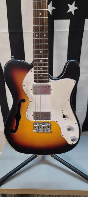Telecaster Deluxe HH Lightly Aged Relic by AGA 2020s - Vintage Tobacco Sunburst