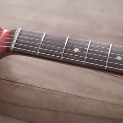 ✹ Vintage Fender Jaguar CIJ ~1997 - Candy Apple Red Matching Headstock Dyna O Serial Crafted in Japan image 9