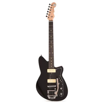 Reverend Jetstream 290 w/ Bigsby Electric Guitar Midnight Black image 4