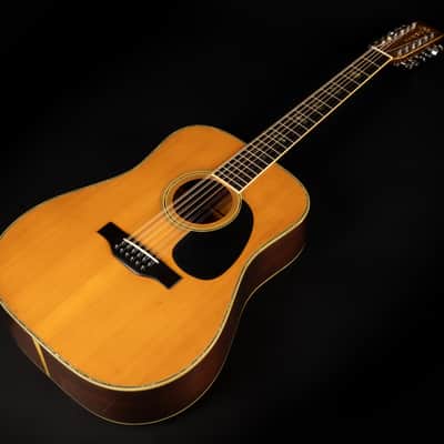 1979 Morris B-50 - Natural | Vintage Japan Post Lawsuit D-41 Dreadnought 12-String Acoustic Guitar 3-Piece Back Jacaranda | Case image 5