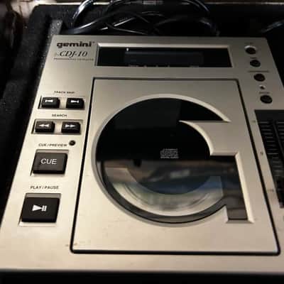 Gemini * (2) Gemini CDJ-10 CD Players /PDX40 2000s - Silver/ Black image 3