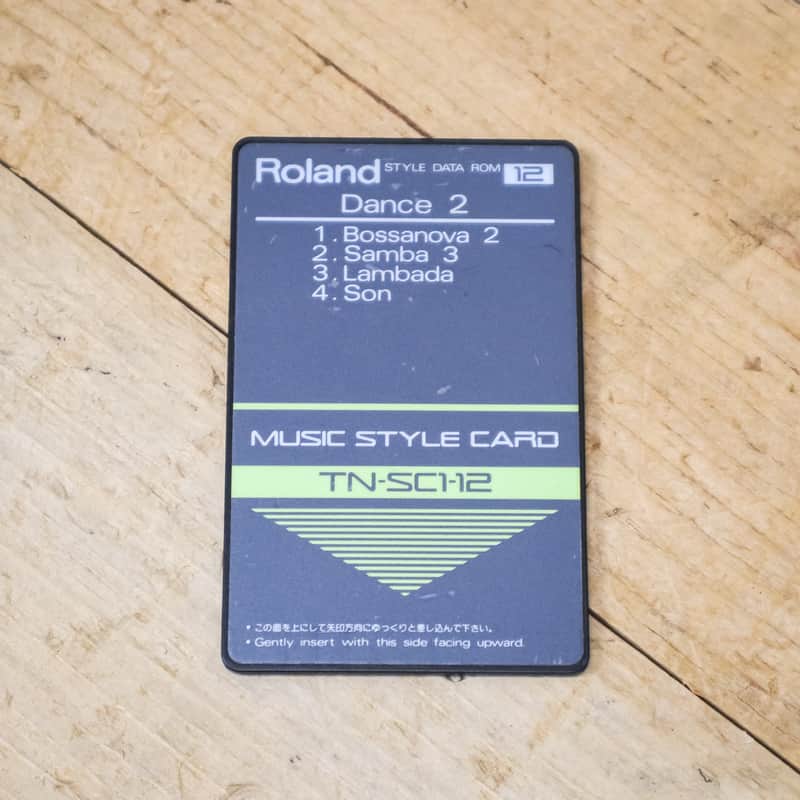 Roland TN-SC1-12 Dance 2 Sound Library Expansion Card E-5, E-20, E-30, U257579 image 1