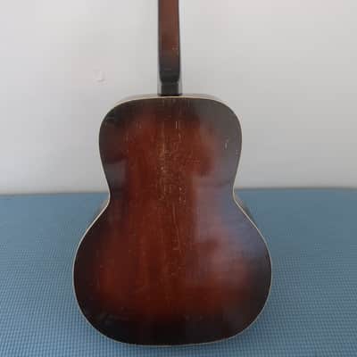 Vintage 1930s Oahu M65 Square Neck Lap Steel Hawaiian Big Body Guitar Very Clean Oahu Harmony Kay Works Great Comes With Original Bridge & Wooden Peg Parts! image 14