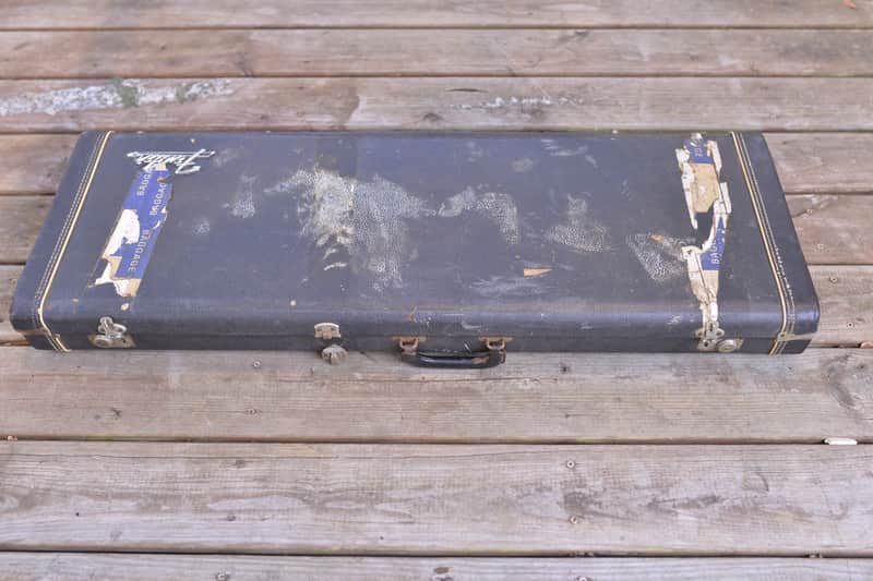 1972 Vintage Fender Stratocaster Telecaster HardShell CASE for Repair 1973 1974 1975 1976 1970s Strat Tolex image 1