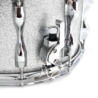 Yamaha Recording Custom Snare Drum 14x8 Silver Sparkle image 3