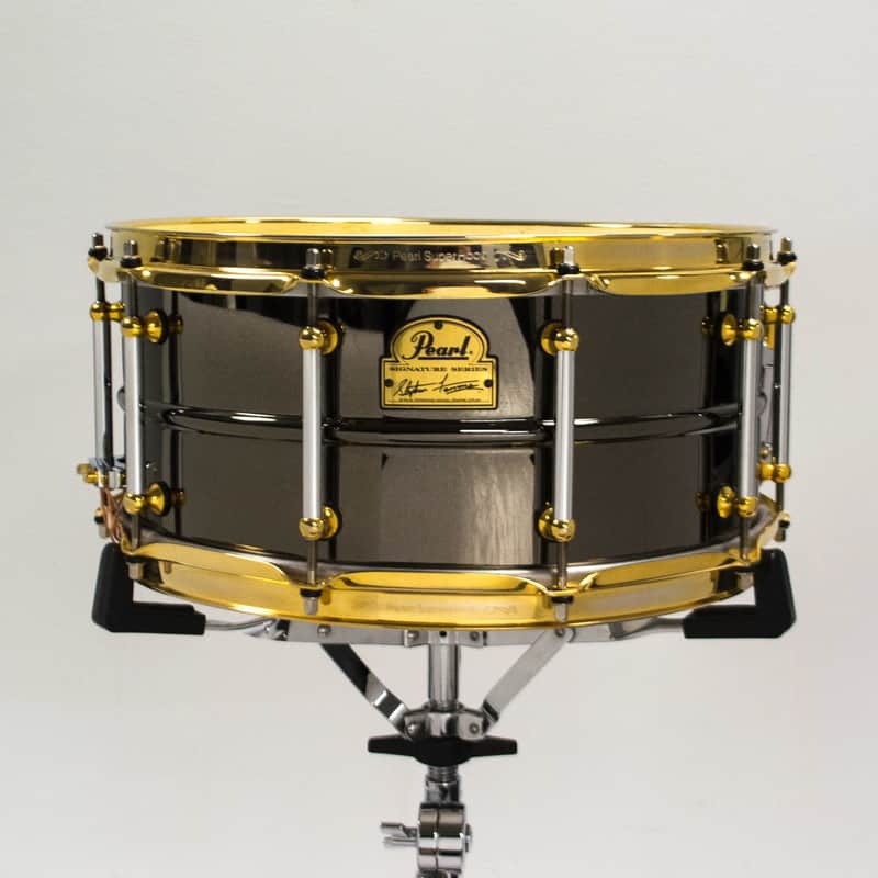 Pearl SF1465 14x6.5" Steve Ferrone Signature Brass Snare Drum image 1