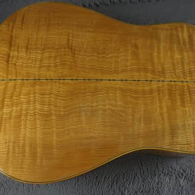 Pearl Folk Acoustic Guitar - Curly Maple - Japan Acoustic Guitar w/ Hard Case image 14