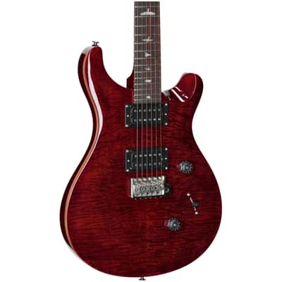 PRS Paul Reed Smith SE Custom 24 Electric Guitar (with Gig Bag), Exclusive Black Cherry image 1