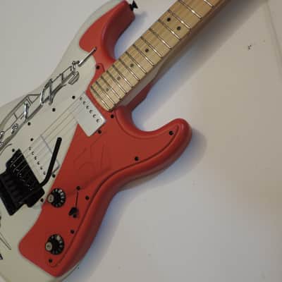 DDCC USA CUSTOMS STRATOCASTER 57 CHEVY BEL AIR CUSTOM HH FLOYD ROSE STRAT GUITAR image 4