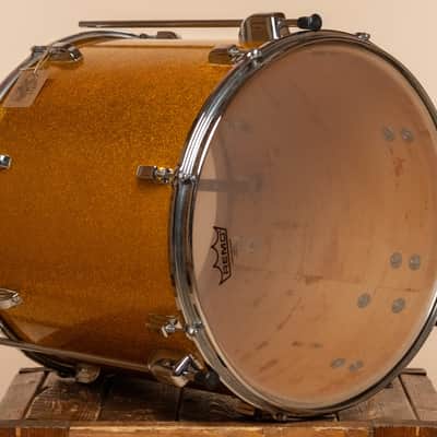 1965 Leedy (Slingerland) Floor Tom in Gold Sparkle 16x16 image 6