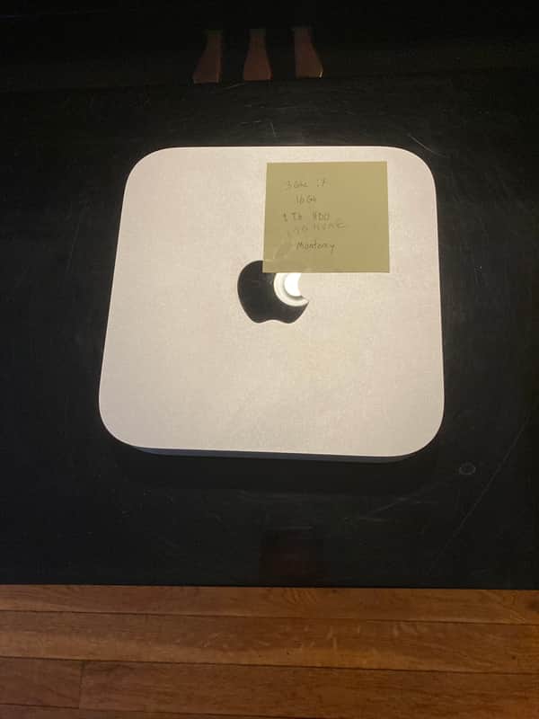 Apple Mac Mini 3.O GHZ Dual Core i7 16GB 1TB SSD 1TB NVME A1347 2014 - Silver image 1