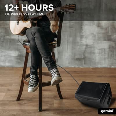 Gemini Sound GPSS-650 6.5" Inch Woofer 200W Professional Battery Power PA Speaker with Bluetooth image 6