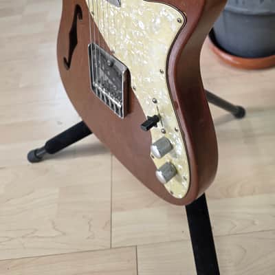 1971 Fender Telecaster Thinline American Vintage 70s USA Semi-Hollow Body Hollowbody F Hole Ash Recording Studio Electric Guitar Custom Color image 13