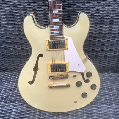 Aria Pro 2 TA-60 / Vintage Japan 335 model TA 60 / sparkling white/cream colour image 10
