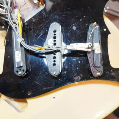 Fender Japan STR-135RK SWS Richie Kotzen Signature Stratocaster MIJ 1993-1994 See-Thru White Sunburst image 15