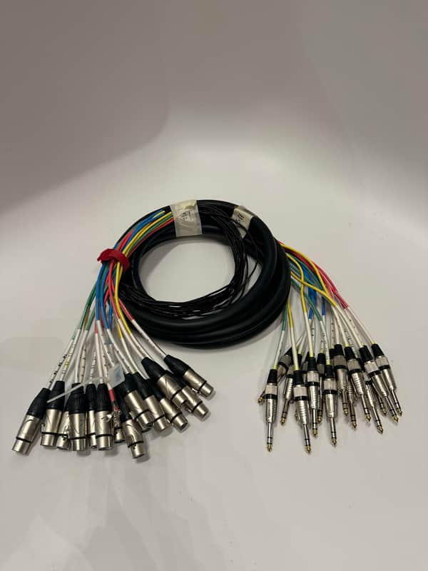 Seismic Audio 15ft 16 channel TRS male to XLR Female Snake (15 feet) #1 image 1