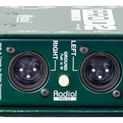 Radial Pro D2 Passive 2-Channel DI Box w/Eclipse XFMR image 2