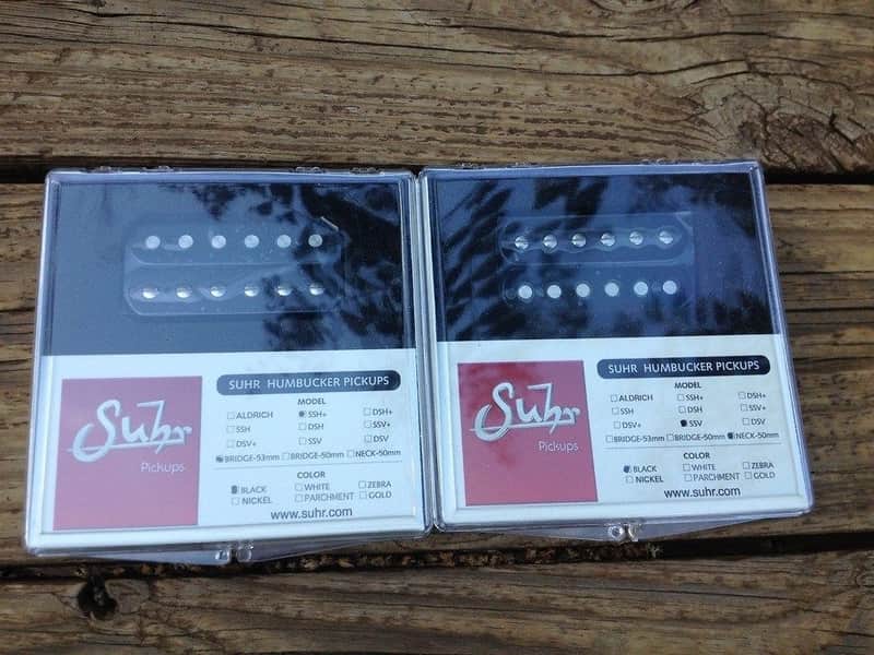 SUHR SSV Neck & SSH+ Plus 53mm Bridge Humbucker Guitar Pickup | Reverb