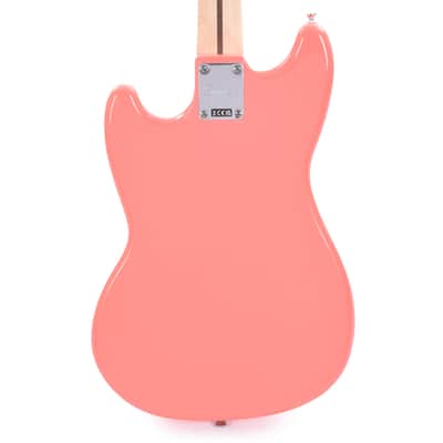 Squier Sonic Bronco Bass Tahitian Coral image 3