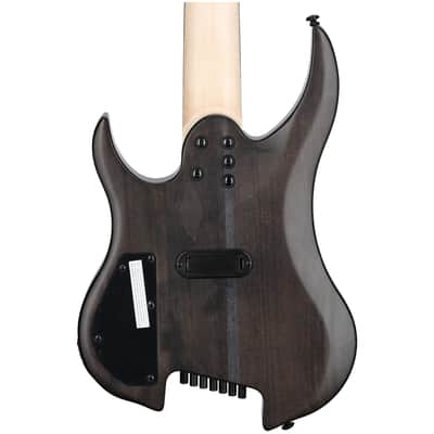 Legator Ghost 7 Super Shred 7-String Electric Guitar, Black Flame image 5