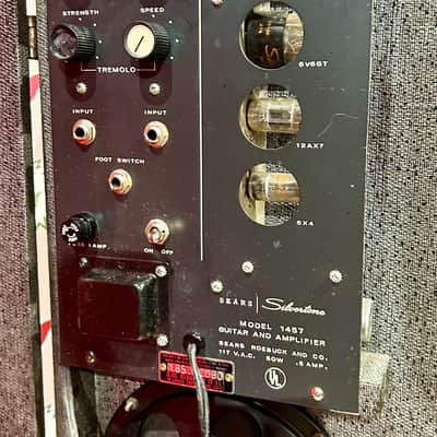 Silvertone Case Amp from a 1457 - As Is - 1964-67 image 2