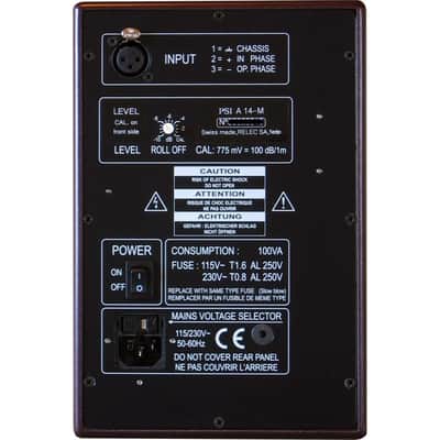 1 PSI Audio A14-M Broadcast Metal Black Studio Monitor image 3