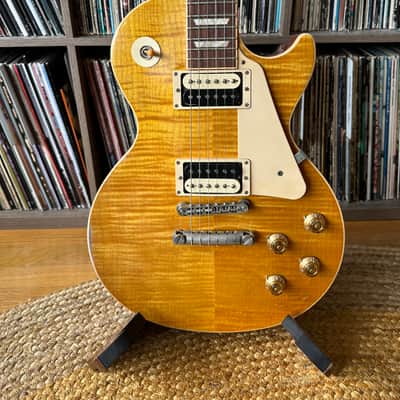2016 Gibson Les Paul Standard USA "Slash AfD" AAA Trans Amber with Upgrades image 2