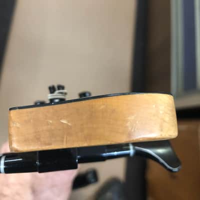 Fender Squier MB-4 Skull Bass 2007 - Gloss Black image 8