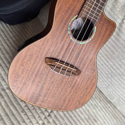 Luna High-Tide Koa Concert Ukulele 2010s - Natural image 5