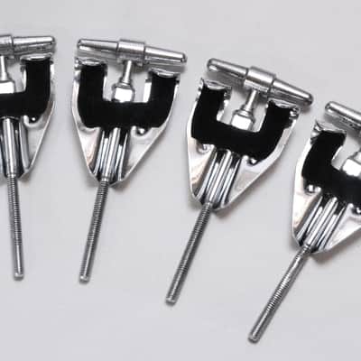 (4) Camco Bass Drum T-Rods with DW Camco-Style Claws - 1960s & 1990s / INSPECTED & TESTED image 4