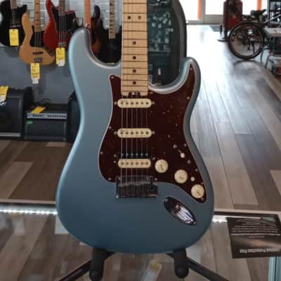 Fender American Elite Stratocaster HSS Shawbucker with Maple Fretboard 2019 - Satin Ice Blue Metallic image 1