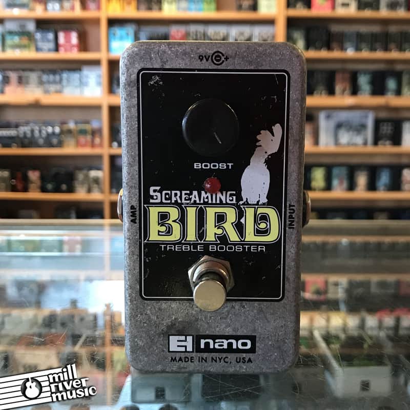 Electro-Harmonix Screaming Bird Treble Booster Pedal | Reverb