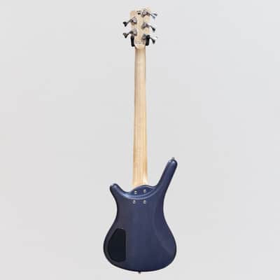 Warwick RockBass Corvette Basic 5 String Electric Bass Guitar - Ocean Blue Trans Satin image 6