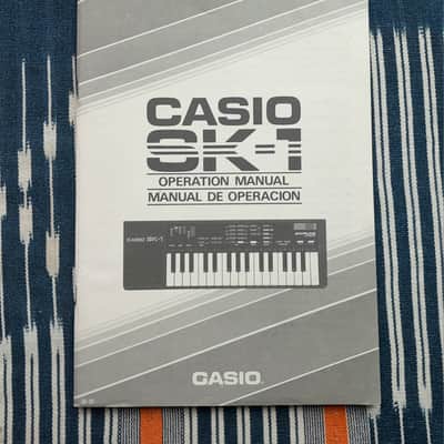 Casio SK 1 Owners Manual