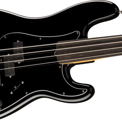 Fender Tony Franklin Fretless Precision Bass Ebony Fingerboard - Black image 4
