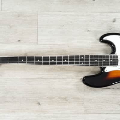 Mint Fender Gold Foil Jazz Bass, Ebony Fingerboard, 2-Color Sunburst image 7