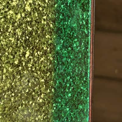 Ludwig Scotch Bass Drum 1965 - Sparkle Green (faded) image 11