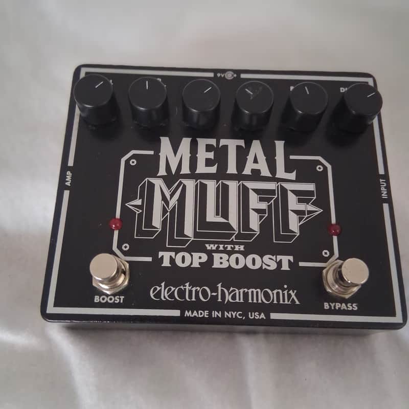 Electro-Harmonix Metal Muff Distortion with Top Boost 2006 - Present - Black image 1