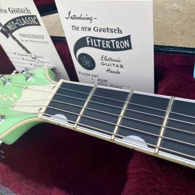 ✮ULTRA RARE✮'15 Gretsch G-6134 Double Cut PENGUIN Ltd ✮BROADWAY JADE✮1 of 25✮Jet image 6