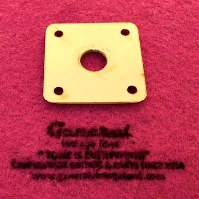 General Vintage Tone Vintage Original Specs 1954 - 1956 output Jack plate for Les Paul®️ CAB “ Cellulose Acetate “ Cream image 7